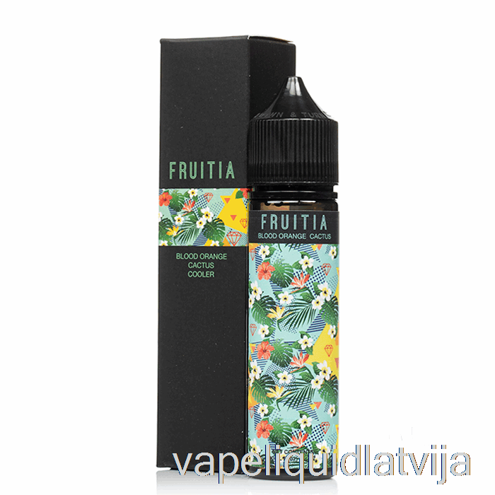 Asinsapelsīnu Kaktusu Dzesētājs - Fruitia - 60ml 0mg Vape šķidrums